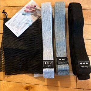 Resistance Body Bands Set - Black, Gray - walks of wellness